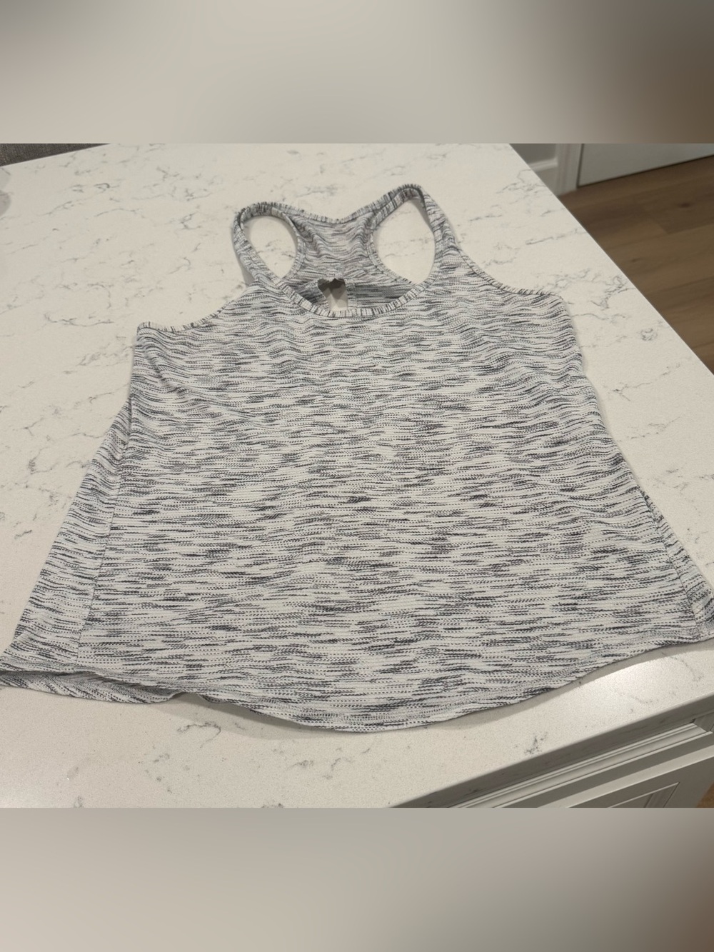 Lululemon Love Tank - Space dye grey & white Size 6